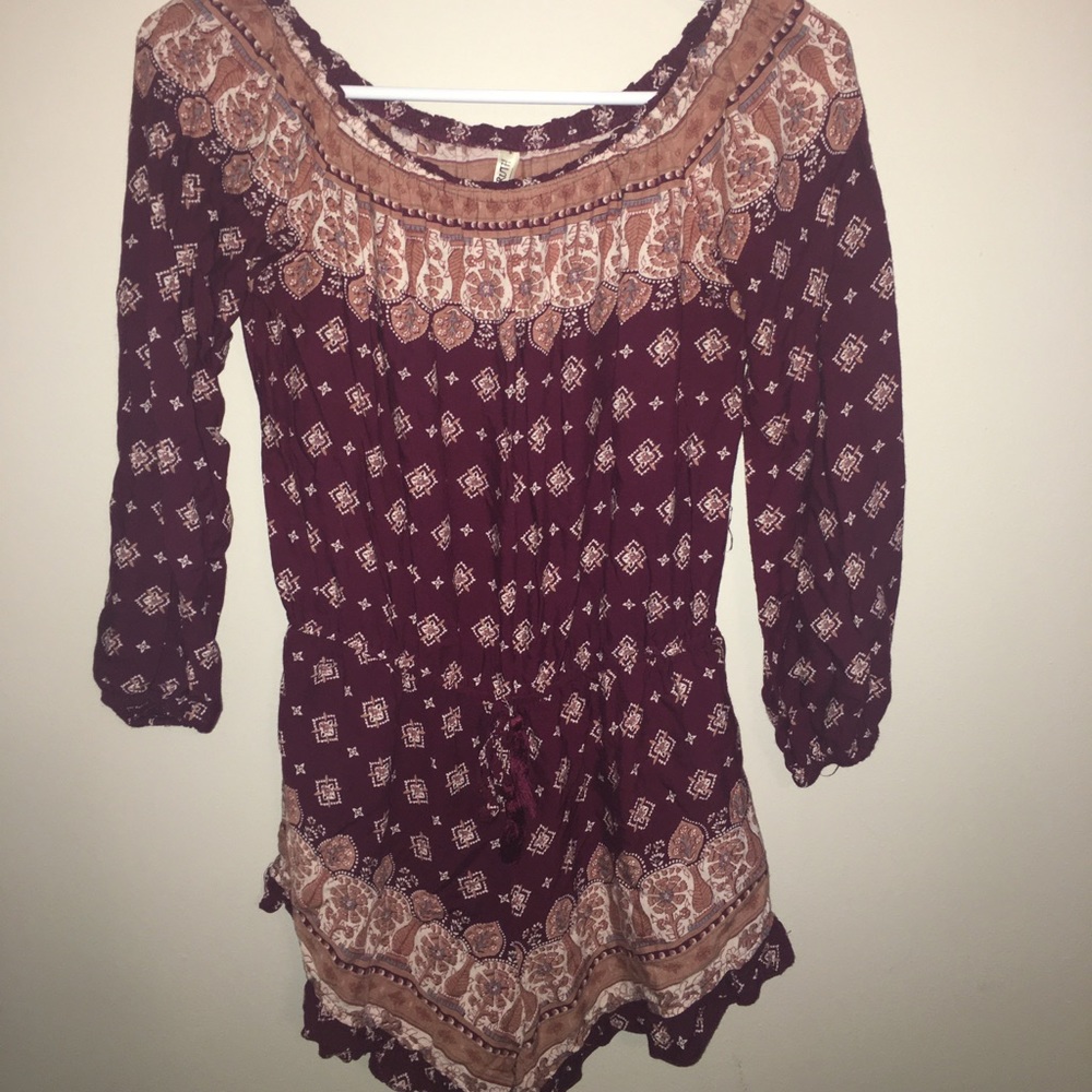 Off the shoulder romper